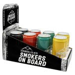 Scrumiera auto cu LED pentru iluminare Smokers On Board Green